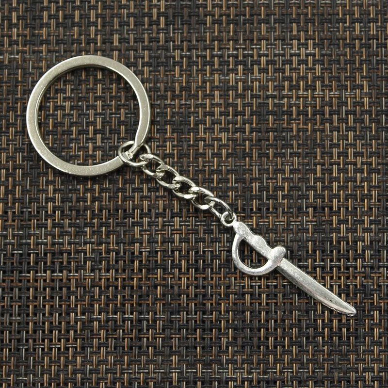 Брелок 39*10 мм меч ограждения Подвески DIY Для мужчин Jewelry Ключи Chain Ring Держатель