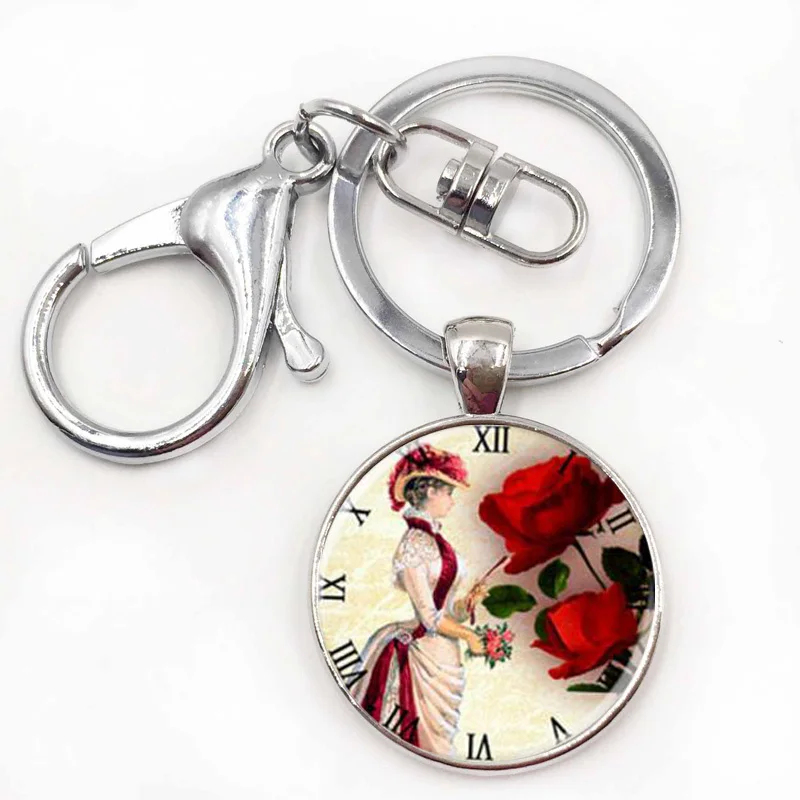 10silver keychain.
