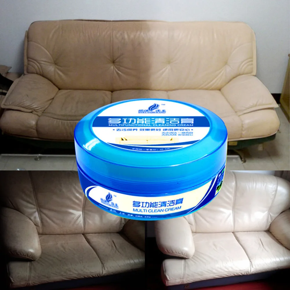 

Multifunctional Car Seat Leather Refurbishing Cleaner Cleaning Cream Leather Skin Repair Tool Cream Oil Removal Seat Care Wax