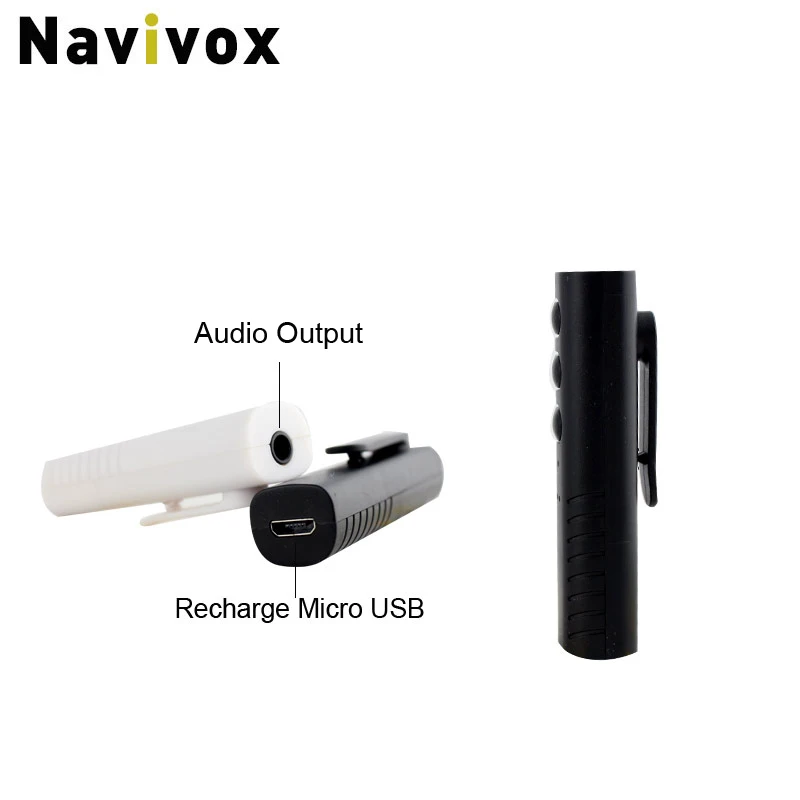 Универсальный автомобильный мини адаптер Navivox с разъемом 3 5 мм и Bluetooth
