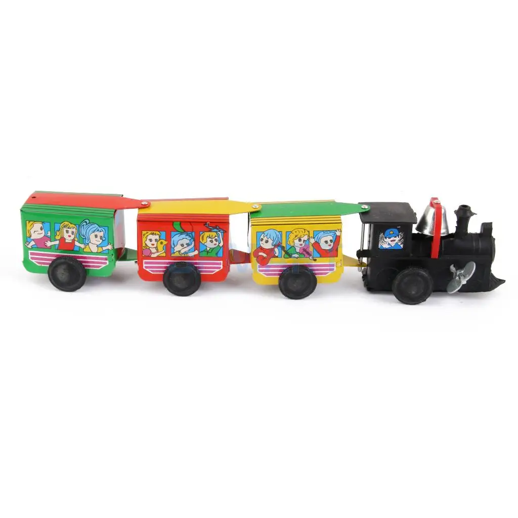 

Vintage Tin Wind-Up Toy Train