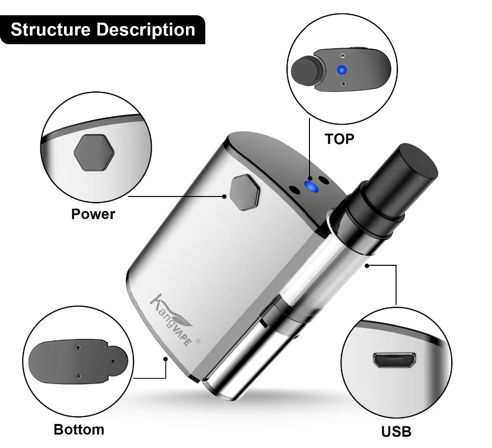Мини 420 vape электронная сигарета Vape мод коробка Кальян ручка Электронная светодио