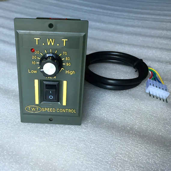 

Free Shipping 15W US-52 AC 220V 50Hz Gear Motor speed regulator controller