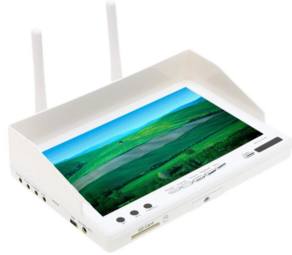Бесплатная доставка по airmail 32CH HD 7 'Ƌ 8 GHz RC732 DVR Приемник Разнообразие встроенный
