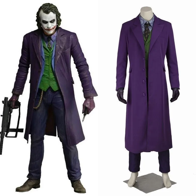 

New Batman Dark Knight Rise Joker Cosplay Outfits Movie Cosplay Costume Suit On Sale