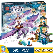 591pcs Elves The Dragon Sanctuary Cherry Tree Princess Elf 10549 font b Model b font font