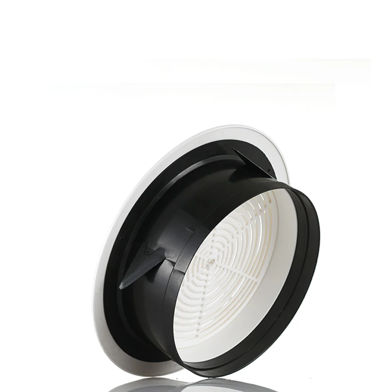 Round Ventilation Grill Covers Ceiling Wall Air Vent Adjustable Louver Extract Valve Diffuser Ducting Cover for Exhaust Hose