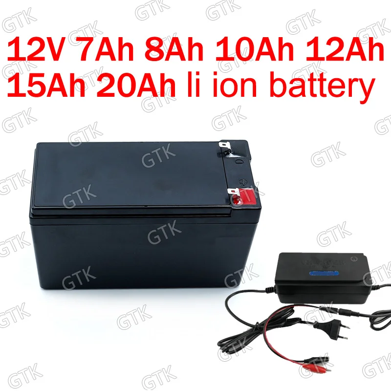 12V 7Ah 8Ah 10Ah 12Ah 15Ah 20Ah li ion lithium battery for electronic