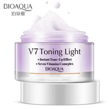 BIOAQUA V7cream мгновенный осветительный эффект крем для лица витаминный комплекс ремонт уход за кожей лица дневной крем и увлажняющие средства уход за лицом