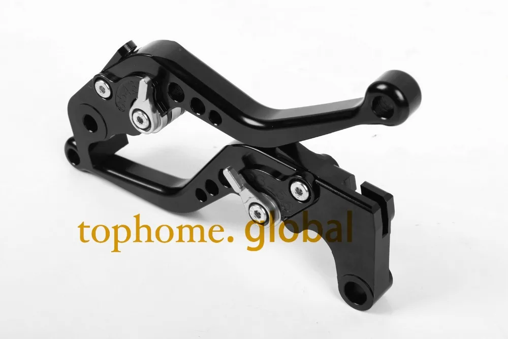 

For BMW S1000 RR 2014 - 2018 Short Handlebar CNC Clutch Brake Levers 2017 2016 2015 Black Lever with silver adjustor