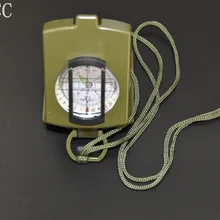 Водонепроницаемый фосфоресцирующий Тип армейский открытый использовать военный Путешествия геологический Карманный призматический Компас с мешком