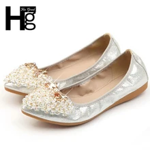 HEE GRAND/золотые серебряные со стразами женские туфли на плоской подошве, г. блестящие повседневные туфли на плоской подошве без шнуровки женские Размеры 35-43, XWD6747