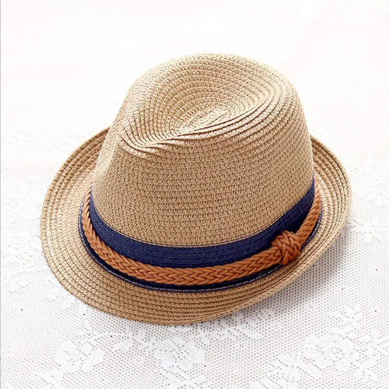 Summer Straw Ladies Hats Women Men Golf Jazz Cap Panama Sun Visor Caps Saves Beach Hat Headband Outdoor Camping Travel Swimming (8)