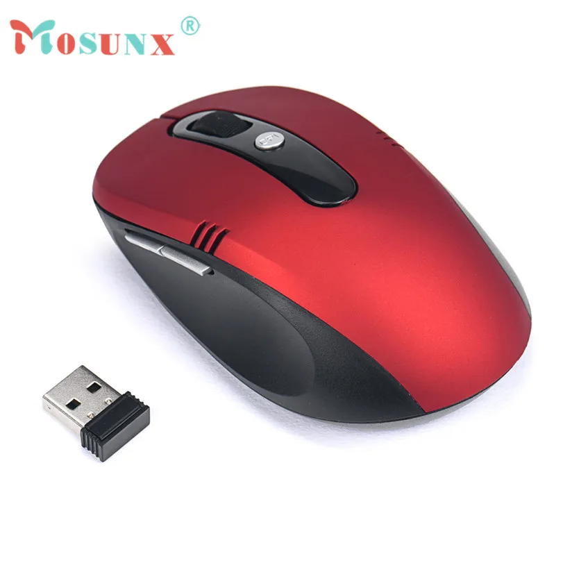 Горячая MOSUNX Беспроводная игровая мышь подарки 2,4 ГГц Беспроводная мышь геймер USB оптическая прокрутка игровая мышь для планшета ноутбука компьютера