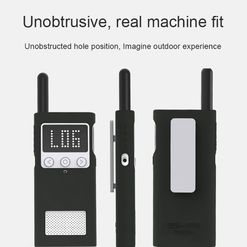 

Protective Cover Silicone Case Sleeve Skin Portable Accessories for Xiaomi Mijia Smart Walkie Talkie 1S Radio Accessories