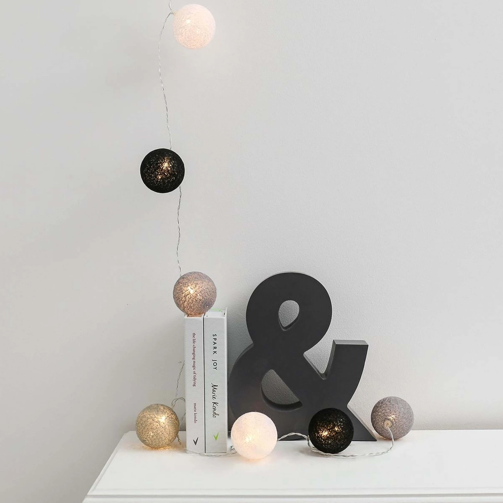 Luces LED Macaron bola de algodón Hada cadena luces con pilas Navidad luz niños dormitorio hogar guirnalda Decoración Luces LED Macaron bola de algodón Hada cadena luces con pilas Navidad luz niños dormitorio hogar guirnalda Decoración