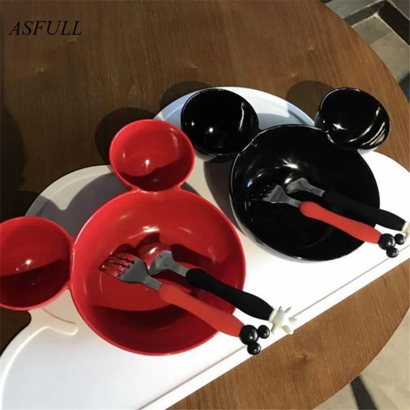 ASFULL миска для кормления детей, посуда для фруктов, модный набор посуды для детей, кухонный контейнер для еды