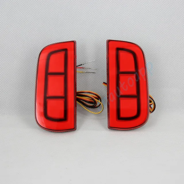 Car Brake Light LED Rear Bumper Warning Lights Running Light Turn