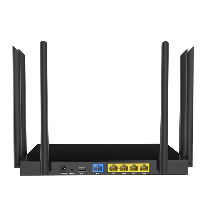 For Restaurants wifi cover solution 5Ghz 1750Mbps high power wireless wifi router 3pcs 600Mbps Dual band 4