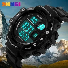 Новые SKMEI Модные мужские Студенческие часы уличные спортивные повседневные часы светодиодные цифровые наручные часы Водонепроницаемость 50 м будильник часы