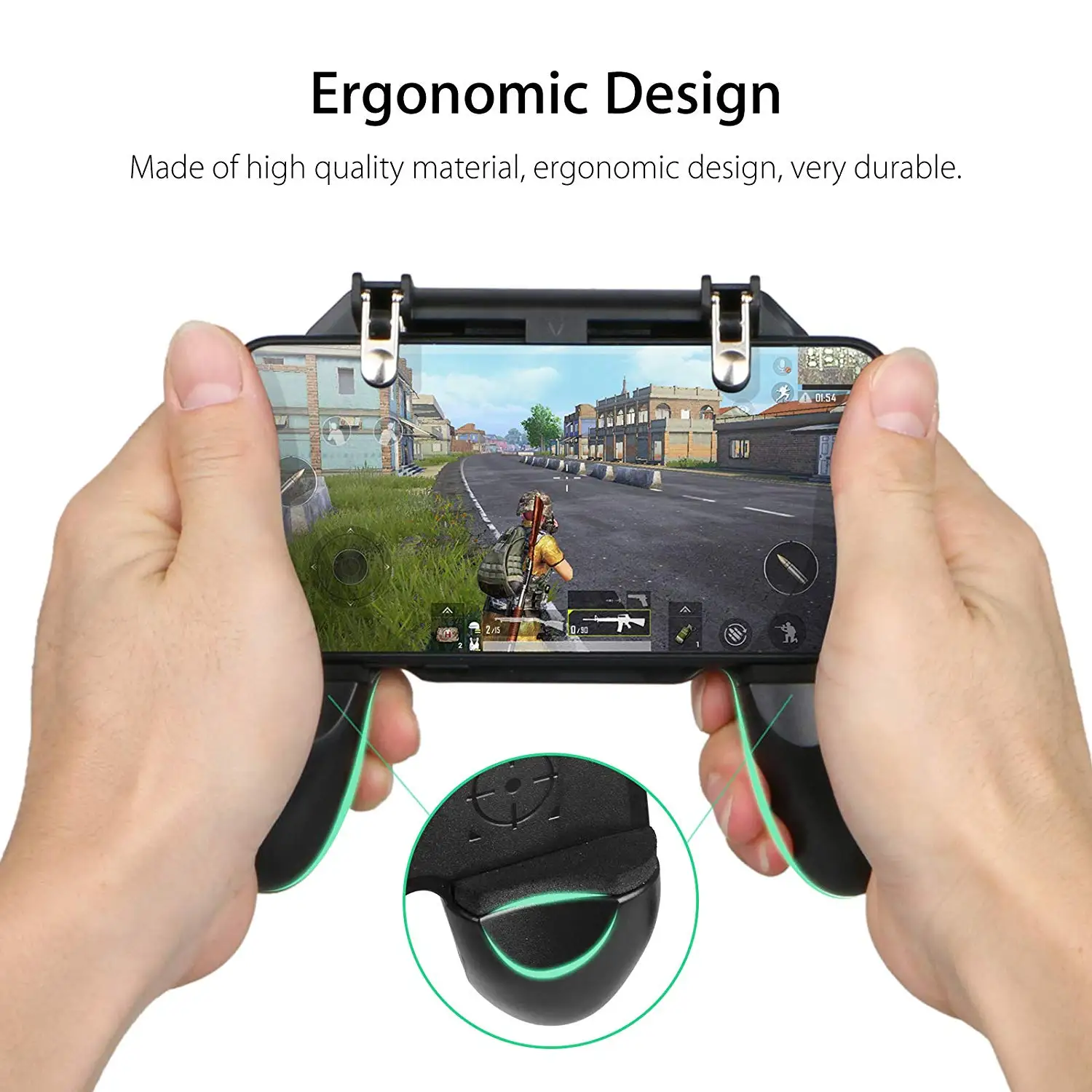 For PUBG Mobile Game Controller Trigger Fire Aim Button L1R1 Shooter Joystick Gamepad for IPhone Android Handle for Knives Out For PUBG Mobile Game Controller Trigger Fire Aim Button L1R1 Shooter Joystick Gamepad for IPhone Android Handle for Knives Out