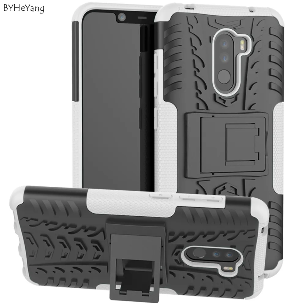 BYHeYang ل Xiaomi pocophone F1 حالة سيليكون ماتي TPU درع غطاء على pocophone F1 حالة واقية الوفير ل Xiaomi F1 العالمية