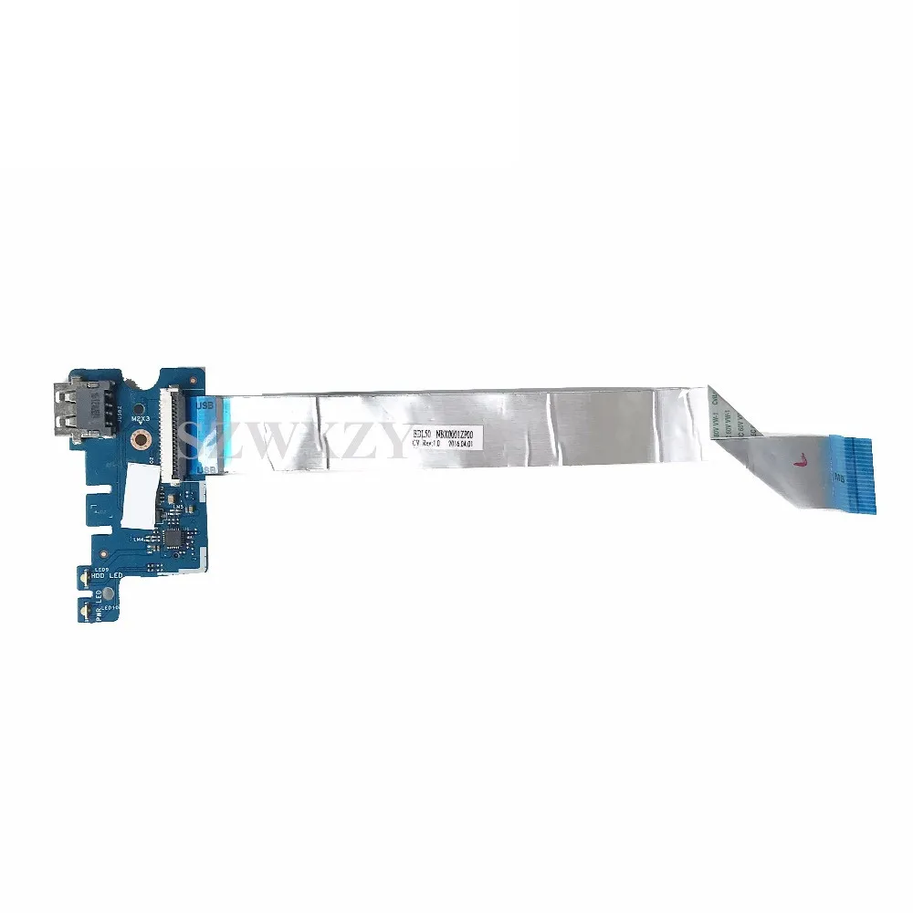 Оригинальный Для HP 15 ay USB и кард ридер плата с кабелем BDL50 LS D702P NBX0001ZP00|Компьютерные
