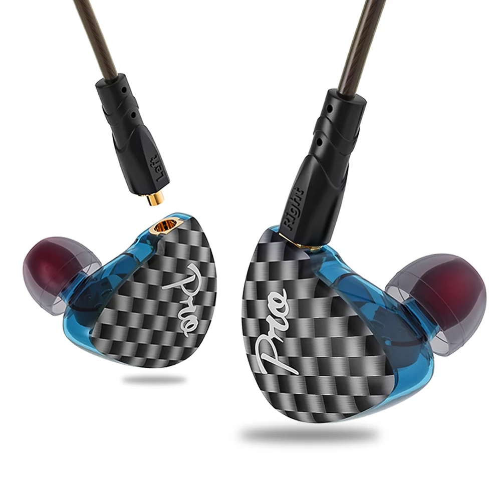 

NEW Yinyoo Pro Hybrid Dynamic Ear Hook Earphone HIFI In Ear Earphone With Dynamic Noise Cancelling Headse for ios Android