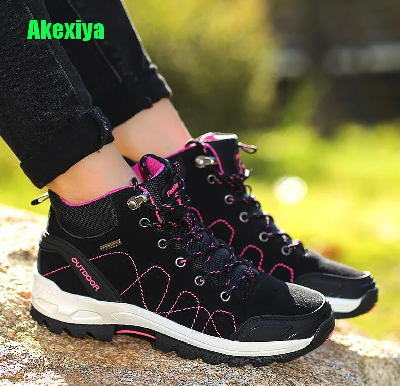 

Akexiya Chunky Sneakers Women Fashion Basket Black Shoes For Women Platform Lace Up Shoes Woman Trainers High Top Female Shoes