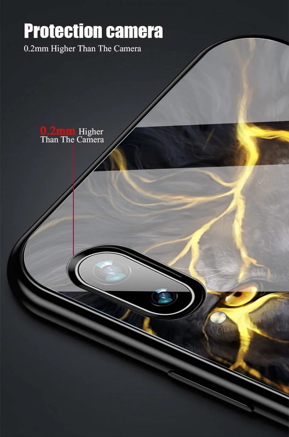 Tempered Glass Case For Huawei P20 Lite Pro Luxury Animal Pattern P Smart Coque Honor 9 Lite Case For Huawei Mate 10 Lite Cover (7)