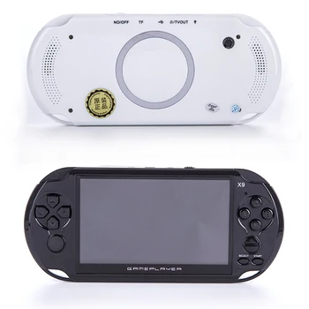 

HobbyLane X9 Handheld Video Game console Player 5.0 Large Screen Consoles Support TV Output MP3 Movie Camera game d20