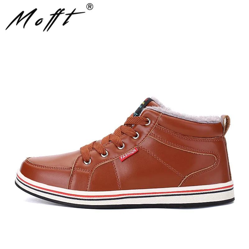 Size 39-48 Men Winter Boots Plush Keep Warm Wider Casual Shoes Pu Leather Waterproof Non-slip Snow | Обувь