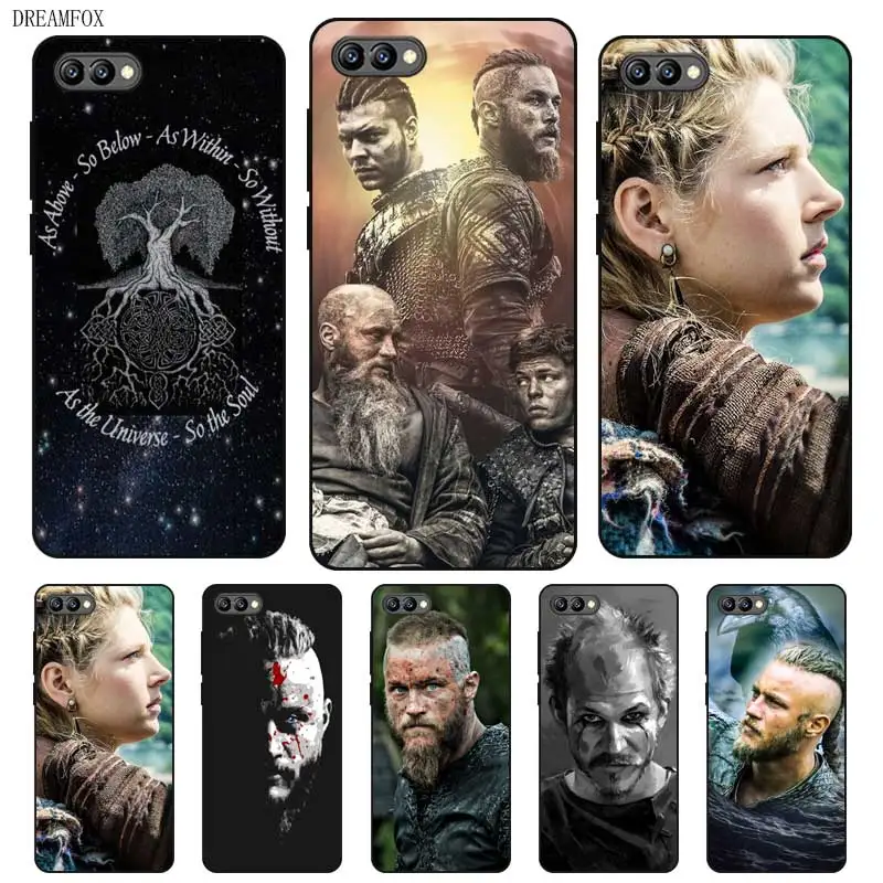 P237 Vikings Черный силиконовый чехол для huawei Honor 6A 6C 6X 7C 7X8 Lite Pro | Мобильные телефоны и