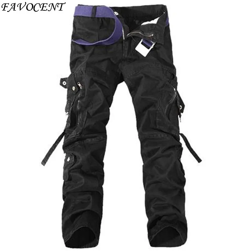 

2014 Spring casual multi-pocket overalls pants male long trousers plus size sports pants Cargo Camo Combat Work Pants Trousers