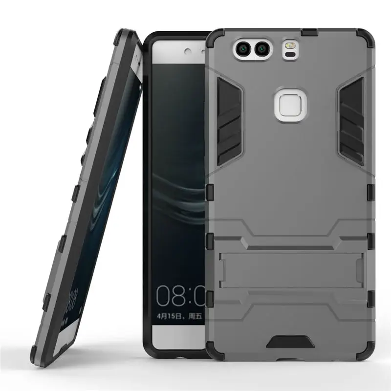 Iron Man Armor Hybrid PC + TPU Holder Back Case Cover for Huawei P9 P9 Plus P9 Lite P8 P8 Lite Mate 8 Mate S (10)