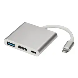 3 в 1 USB 3,1 type C концентратор до 4K HDMI 1080P USB 3,0 2,0 сплиттер для MacBook Pro аксессуар для лэптопа переключатель несколько USB C порт концентратор