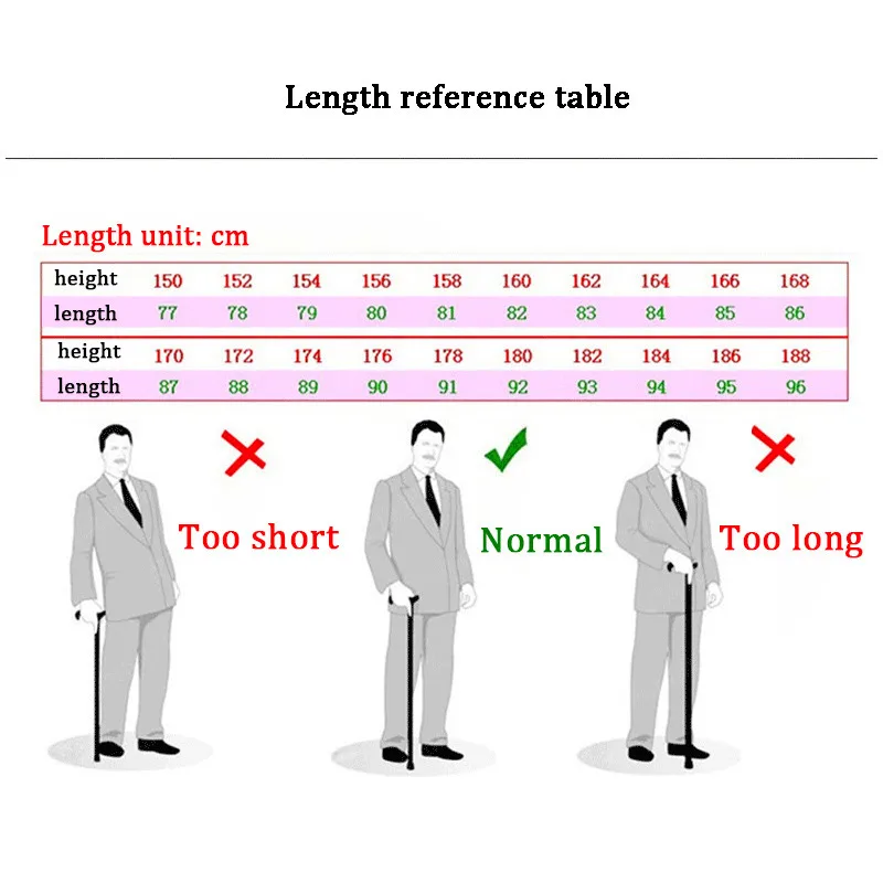 ANXIAOKANG Safe Reliable Old Man Crutches Retractable Massage Led Light T Handle Cane Tips for Poles Walking Stick for Elderly