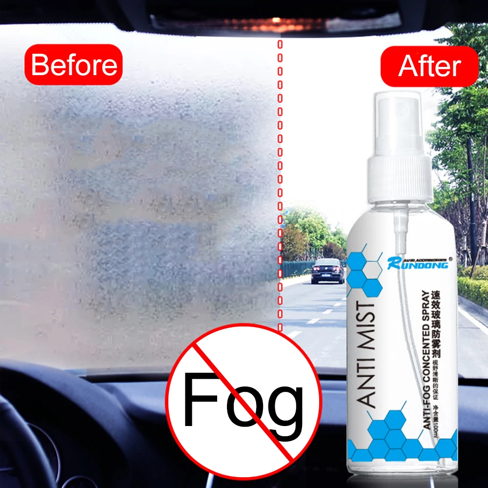 

100ML Automotive glass antifogging agent Car Window Windshield Cleaner Defogging Agent Water Removal Agent Car Accessries TSLM1