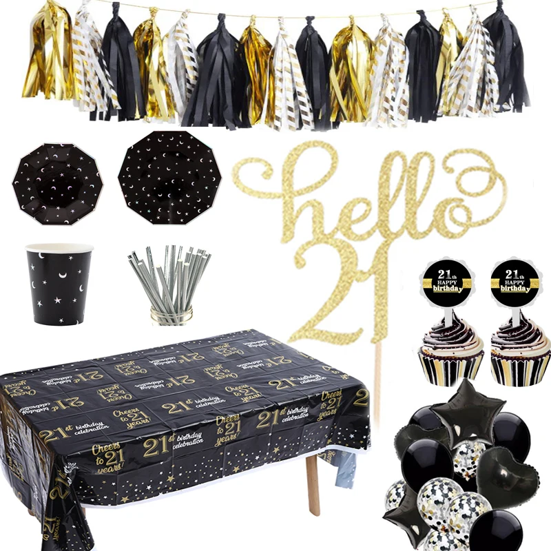 black and gold theme party outfit