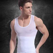 Для Мужчин's безрукавки для женщин для похудения футболка сетки Body Shaper сжатия Талия корсеты, нижнее белье, Мужская дышащая cinto masculino