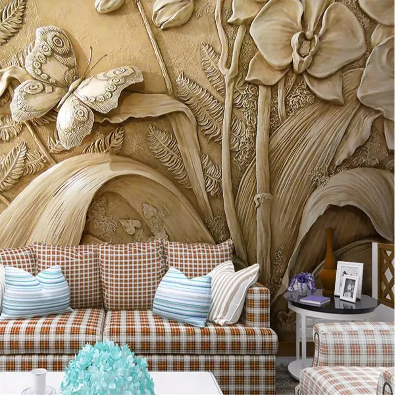 3D stereo orchid butterfly background wall professional making murals, wallpaper wholesale, custom poster photo wall 3D stereo orchid butterfly background wall professional making murals, wallpaper wholesale, custom poster photo wall