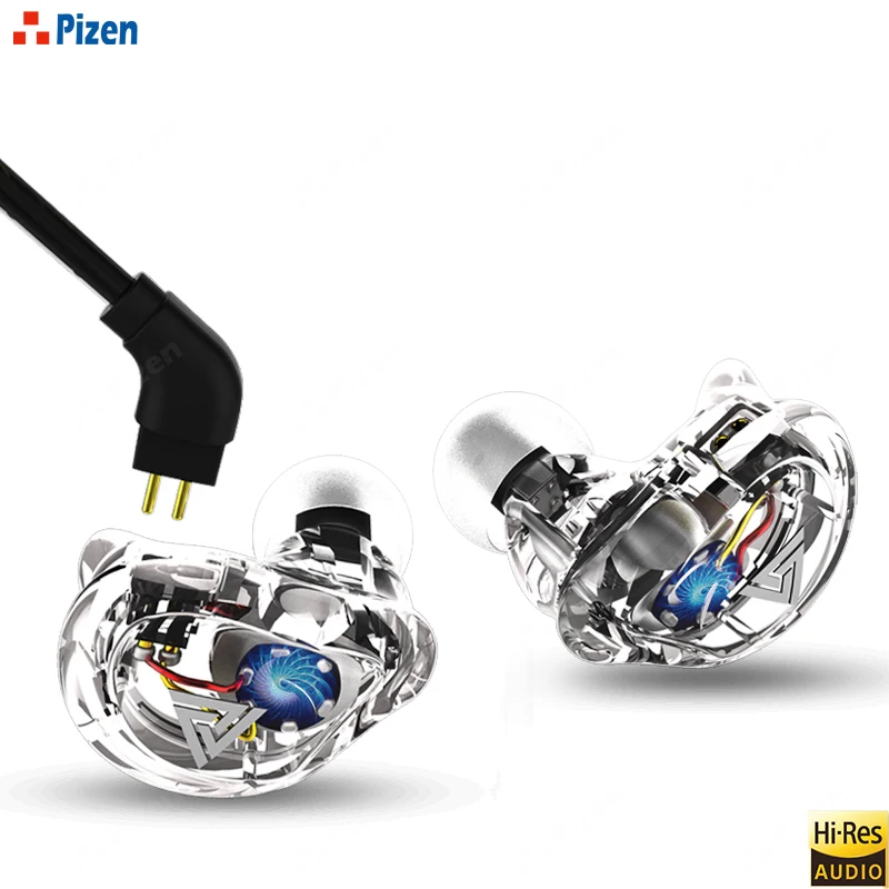 Наушники вкладыши Pizen QKZ VK1 Hi Fi DJ монитор Спортивная гарнитура для бега наушники с 2