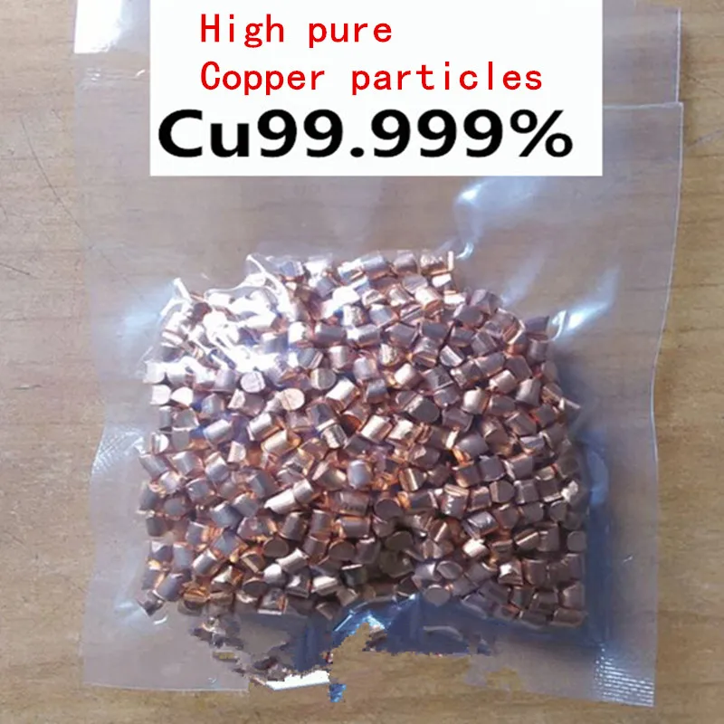 

100g High purity copper particles ,Electrolytic copper particles,Elemental copper Cu99.999 % for Scientific research