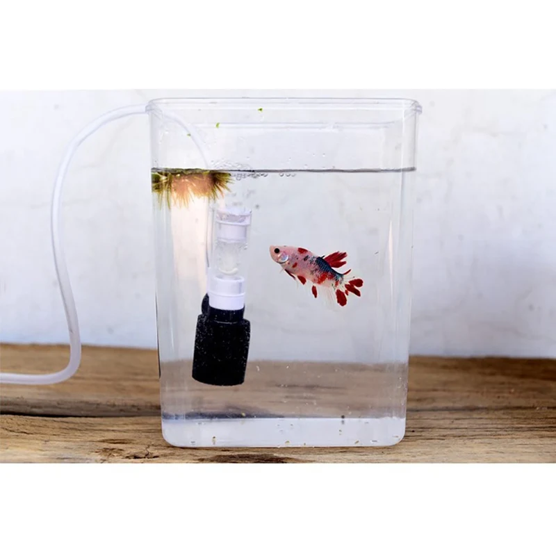 

Fish Tank Super Mute Small Pneumatic Filter Accessories, Aquarium Biochemical Sponge Corner Filter