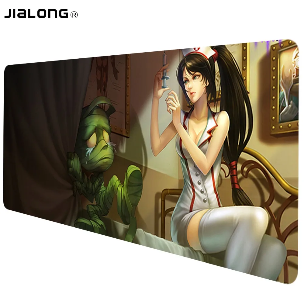 JiaLonG 90x40 см XL большой игровой коврик для мыши компьютерный геймер CS GO клавиатура