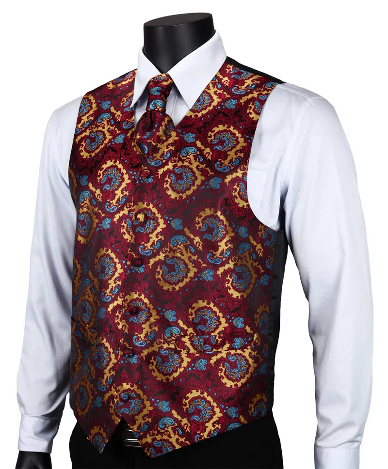 VE17 Burgundy Blue Paisley (1)