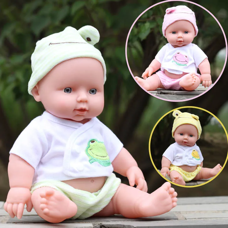 

30cm Baby Simulation Doll Soft Children Reborn Baby Doll Toy Newborn Boy Girl Birthday Gift Emulated Dolls Baby Growth Partners