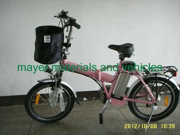 Складной электрический велосипед ebike литиевая батарея 2" карманный велосипед с маркировкой CE Электрический велосипед Скутер Заводской магазин - Цвет: pink