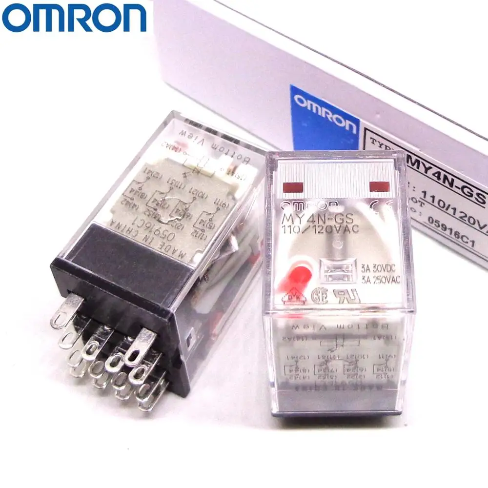 Реле OMRON MY2N GS 110 В/В переменного тока 24 В совершенно новое и оригинальное реле|Реле|