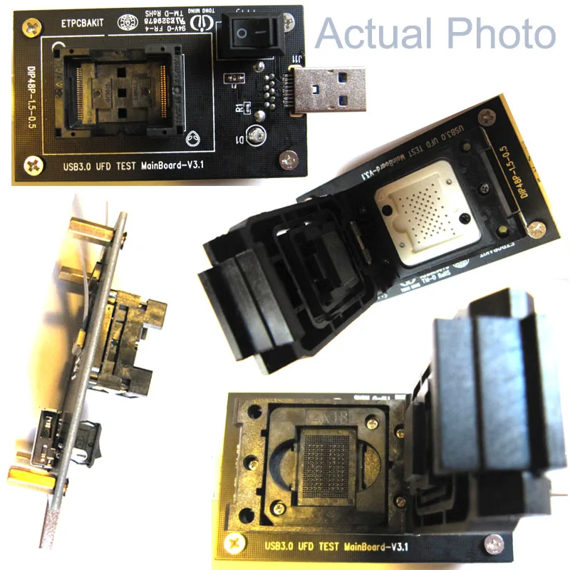 USB3.0/2,0 NAND тестовый стенд, IC Стирание/тест/Сортировка/сжигание наборы, FFC/FPC Разъемы, TSOP/LGA/BGA адаптеры сменная розетка и схема